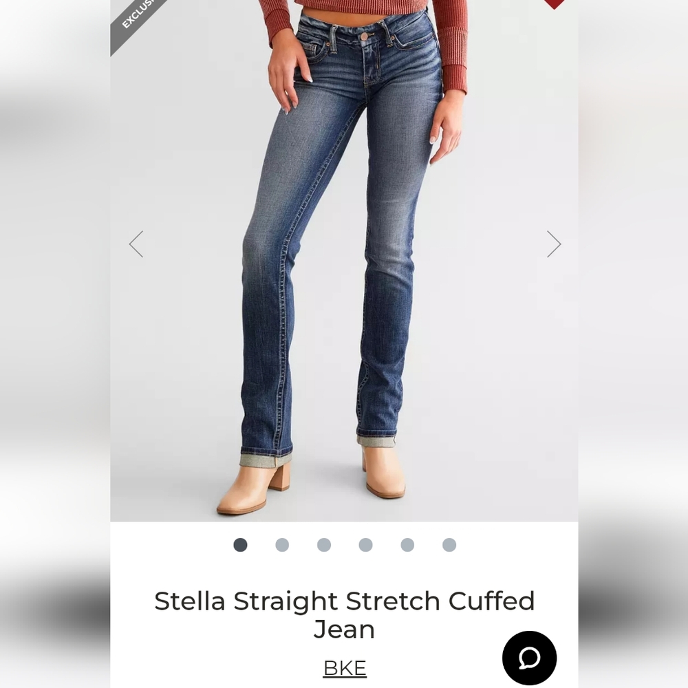 NWOT BKE Straight leg